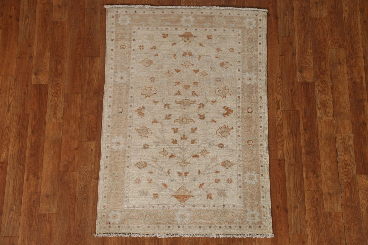 Vegetable Dye Oushak Oriental Area Rug 3x4