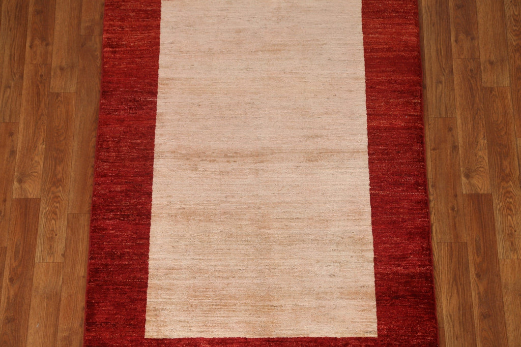 Handmade Gabbeh Kashkoli Wool Area Rug 3x5