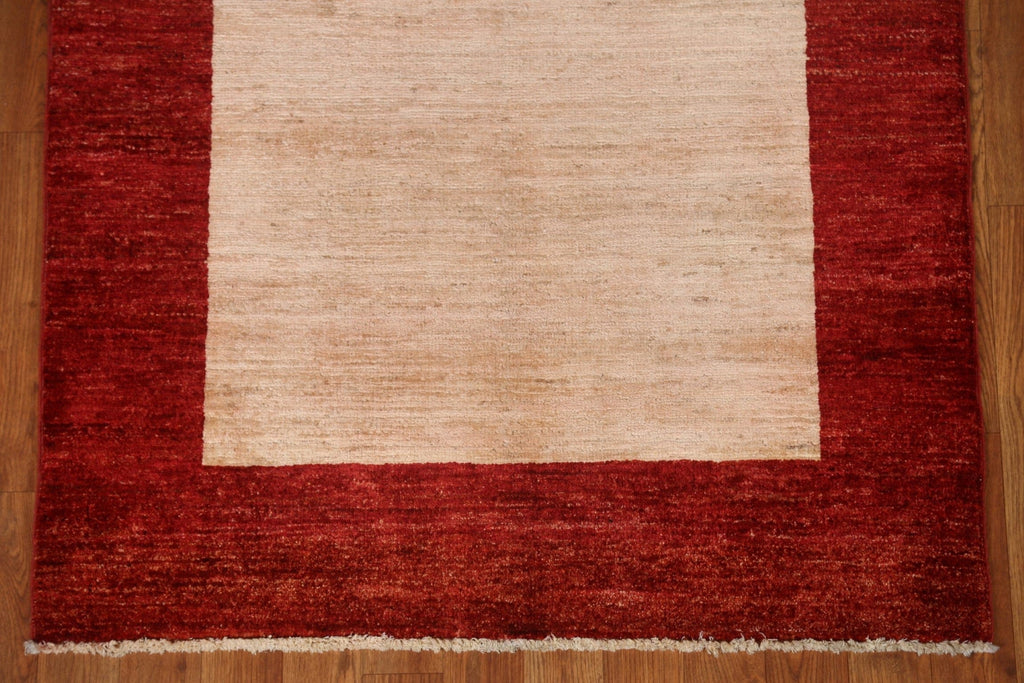 Handmade Gabbeh Kashkoli Wool Area Rug 3x5