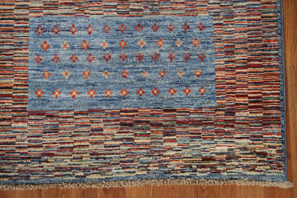 Hand-Knotted Wool Gabbeh Kashkoli Area Rug 3x5