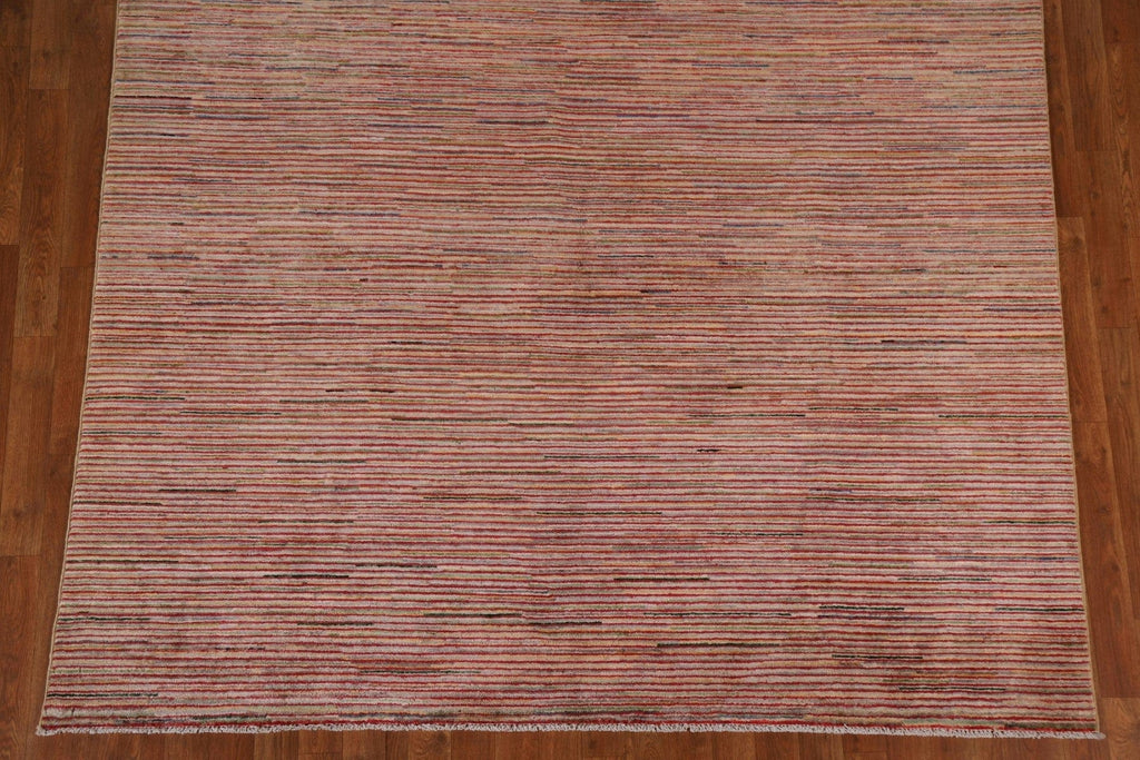 Striped Gabbeh Kashkoli Oriental Area Rug 7x10