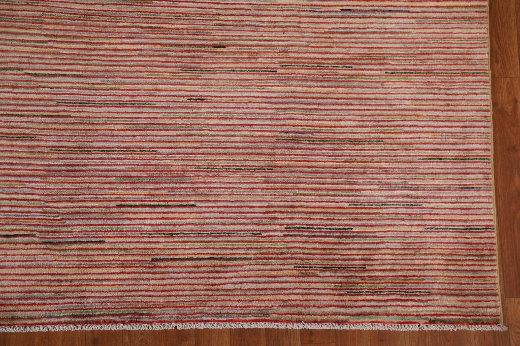 Striped Gabbeh Kashkoli Oriental Area Rug 7x10