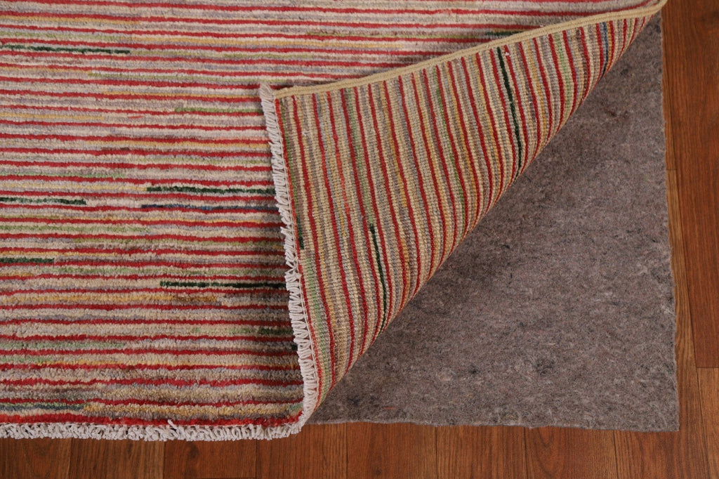 Striped Gabbeh Kashkoli Oriental Area Rug 7x10