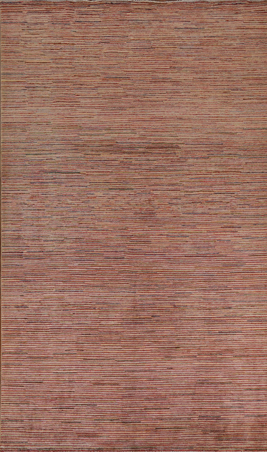 Striped Gabbeh Kashkoli Oriental Area Rug 7x10