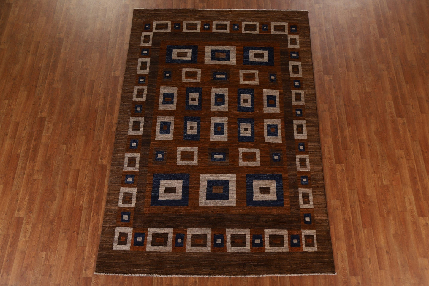 Geometric Gabbeh Kashkoli Modern Area Rug 7x10