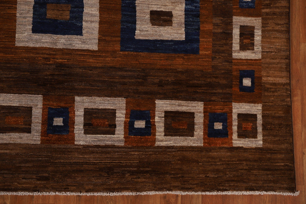 Geometric Gabbeh Kashkoli Modern Area Rug 7x10