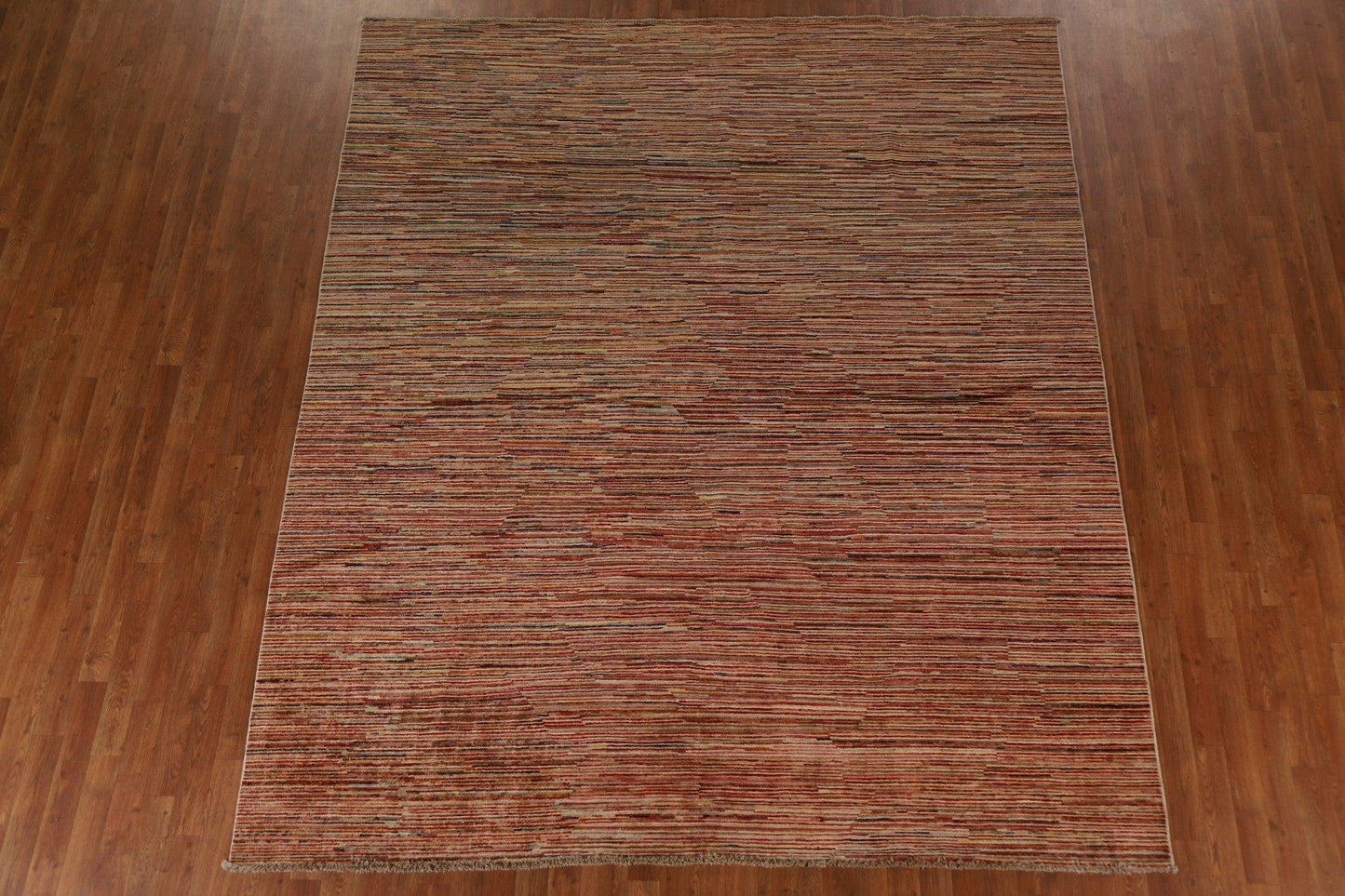 All-Over Gabbeh Kashkoli Striped Area Rug 8x10