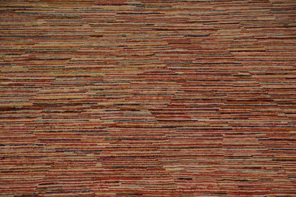 All-Over Gabbeh Kashkoli Striped Area Rug 8x10