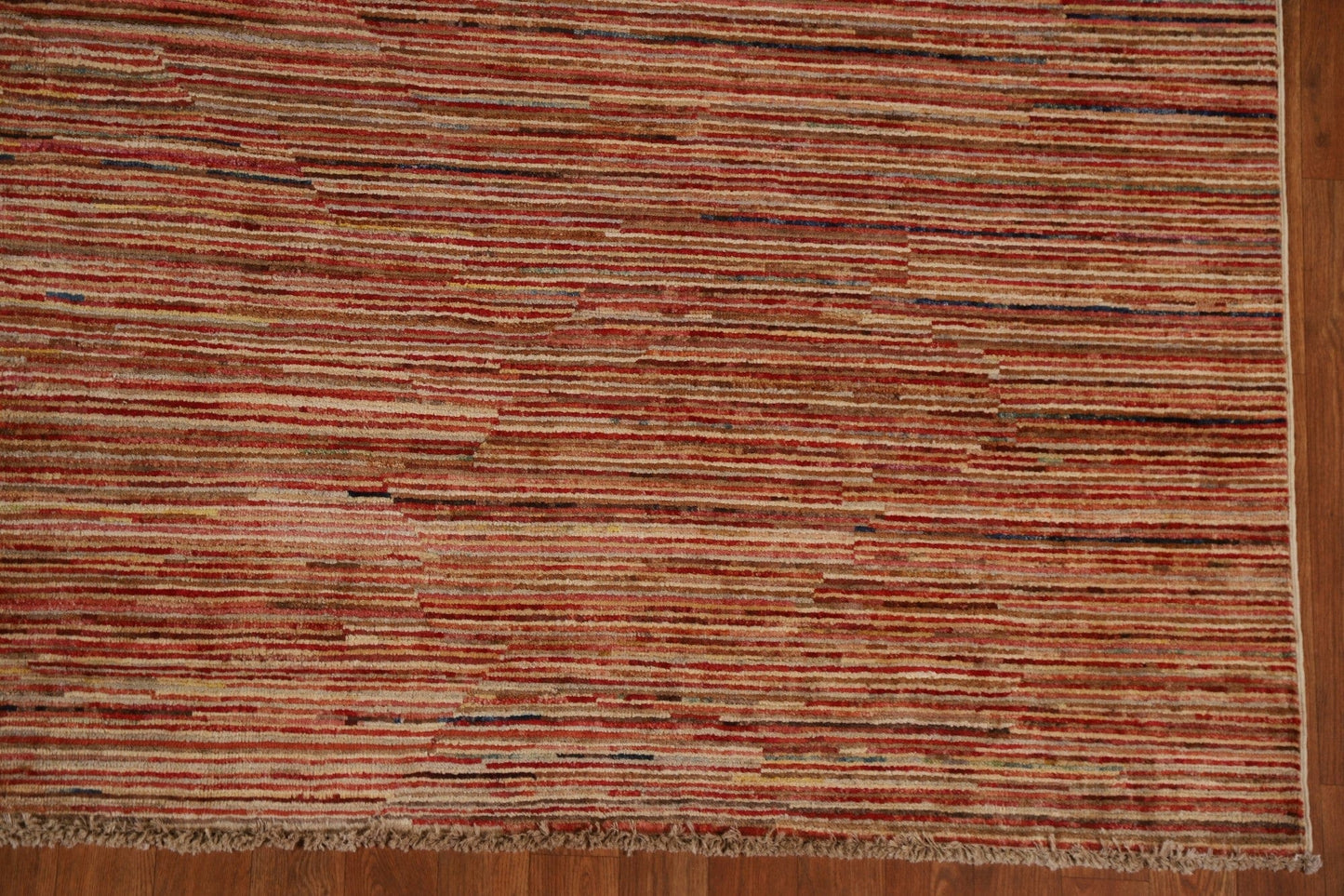 All-Over Gabbeh Kashkoli Striped Area Rug 8x10