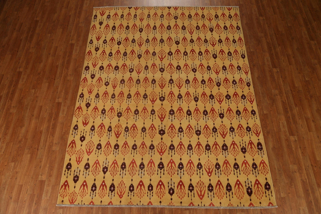 All-Over Gabbeh Kashkoli Wool Area Rug 8x10