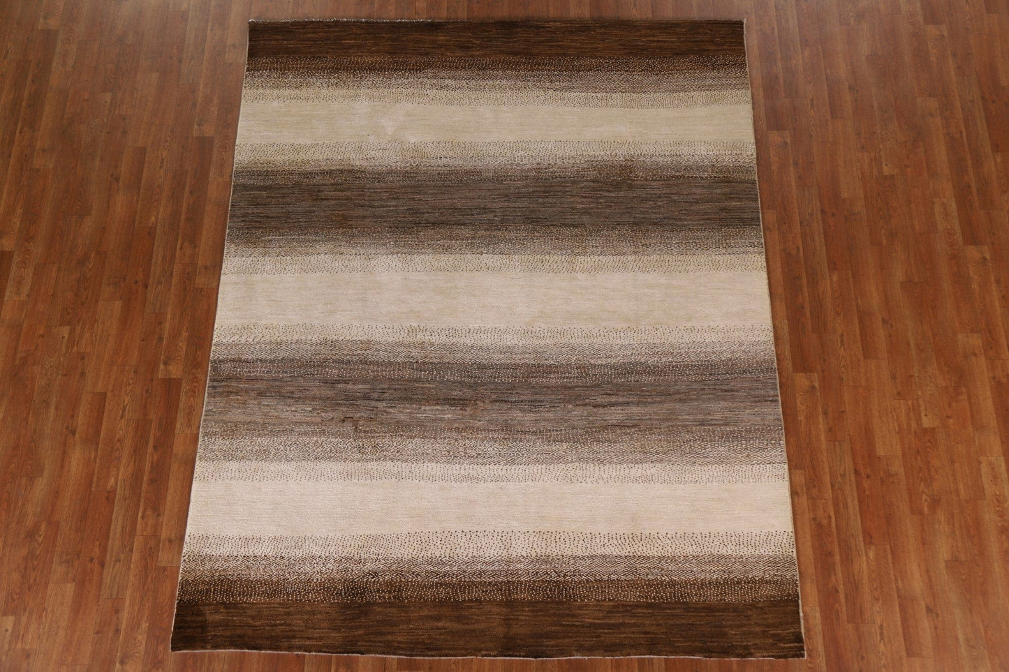 Striped Gabbeh Kashkoli Modern Area Rug 6x8