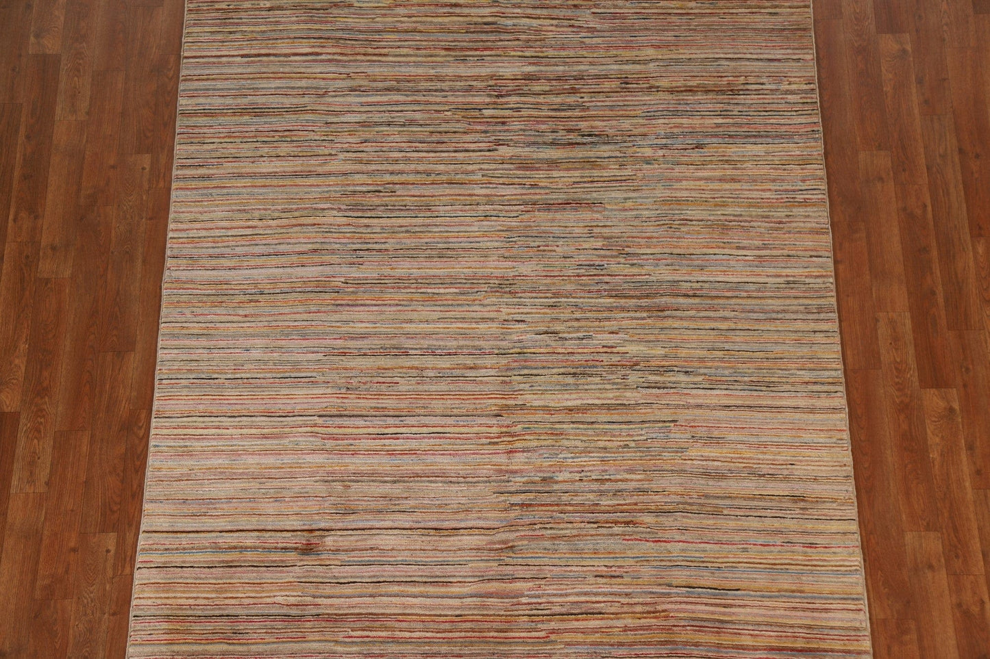 Striped Gabbeh Kashkoli Oriental Area Rug 5x8