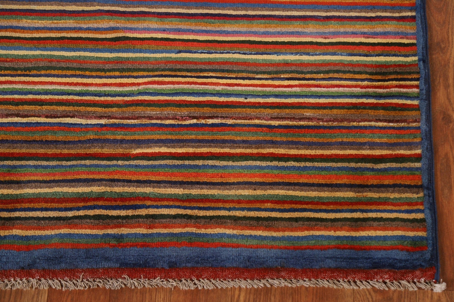 Striped Gabbeh Kashkoli Oriental Area Rug 3x5