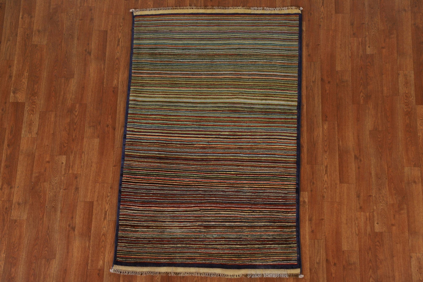 All-Over Gabbeh Kashkoli Modern Wool Rug 3x5