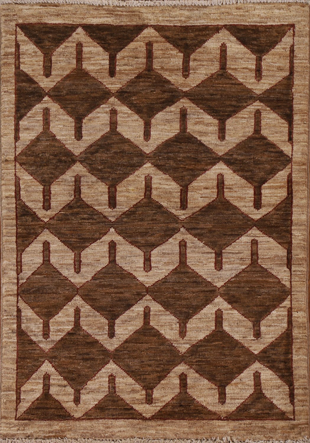 Geometric Gabbeh Kashkoli Oriental Area Rug 3x4