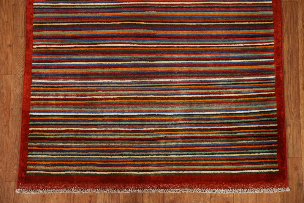 All-Over Gabbeh Kashkoli Oriental Rug 3x5