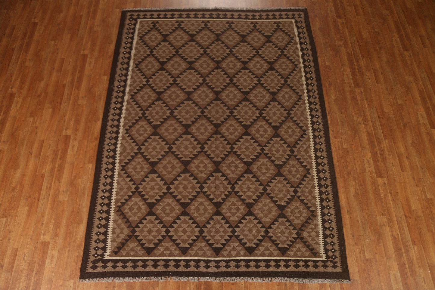 Tribal Wool Kilim Area Rug 8x10