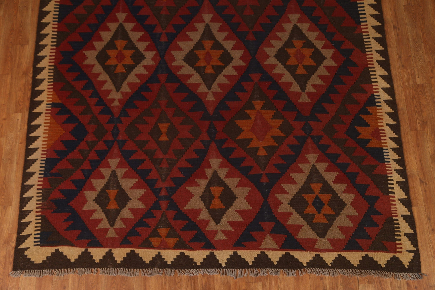 Geometric Kilim Oriental Area Rug 7x9