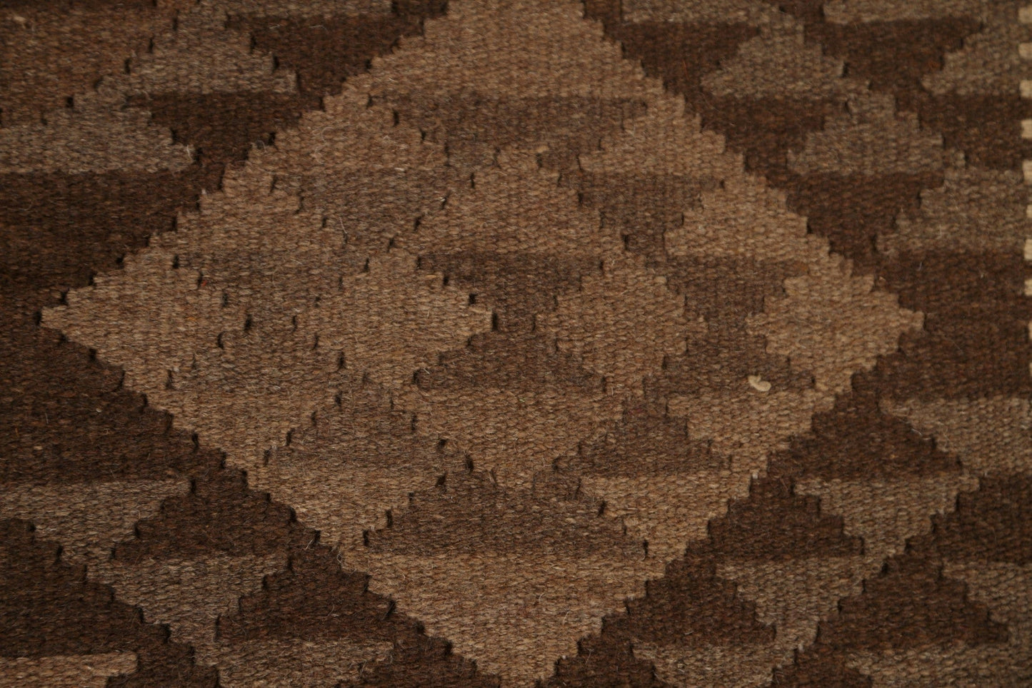 Tribal Brown Kilim Wool Area Rug 8x10