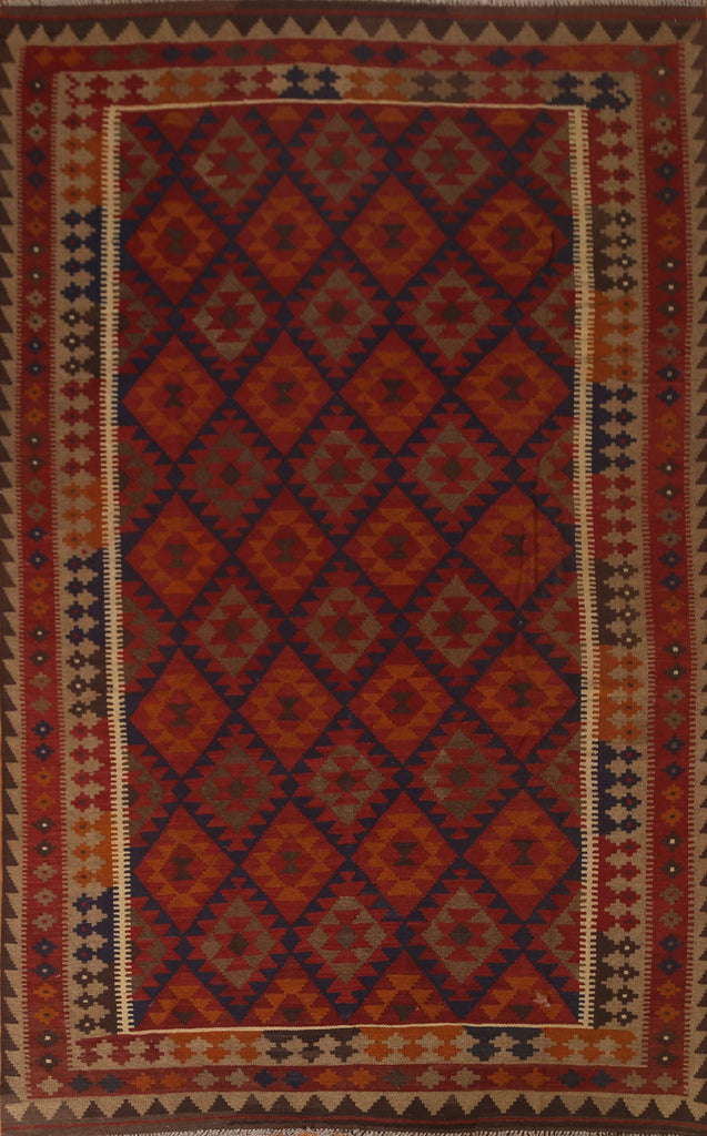 Geometric Kilim Oriental Area Rug 7x10