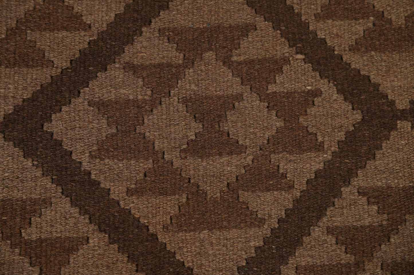 Tribal Kilim Brown Area Rug 7x10