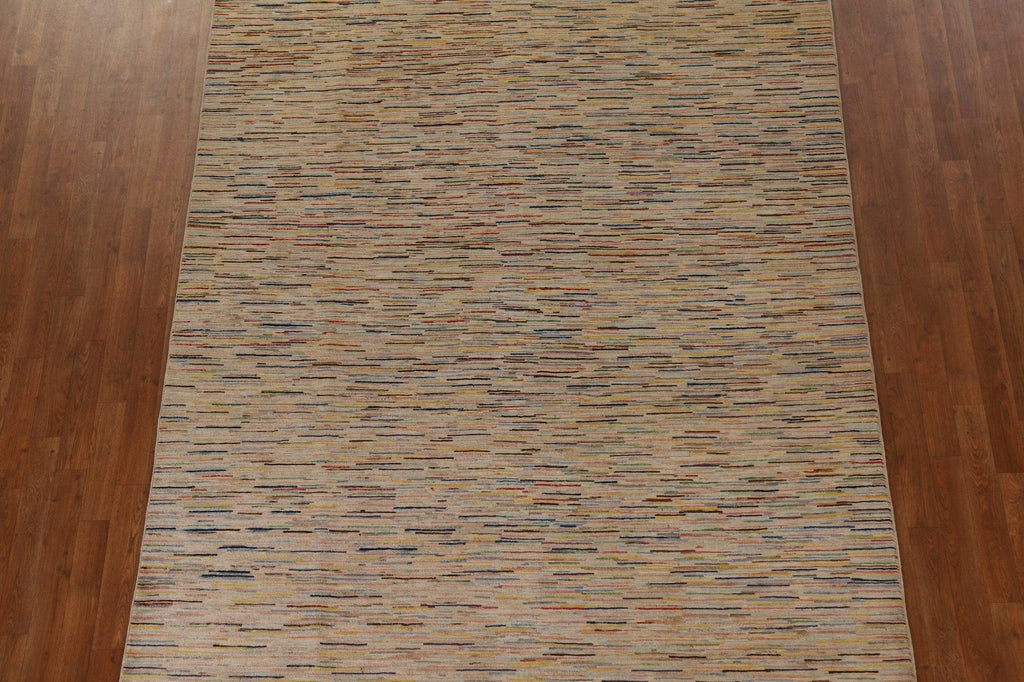 Striped Gabbeh Kashkoli Oriental Area Rug 7x10