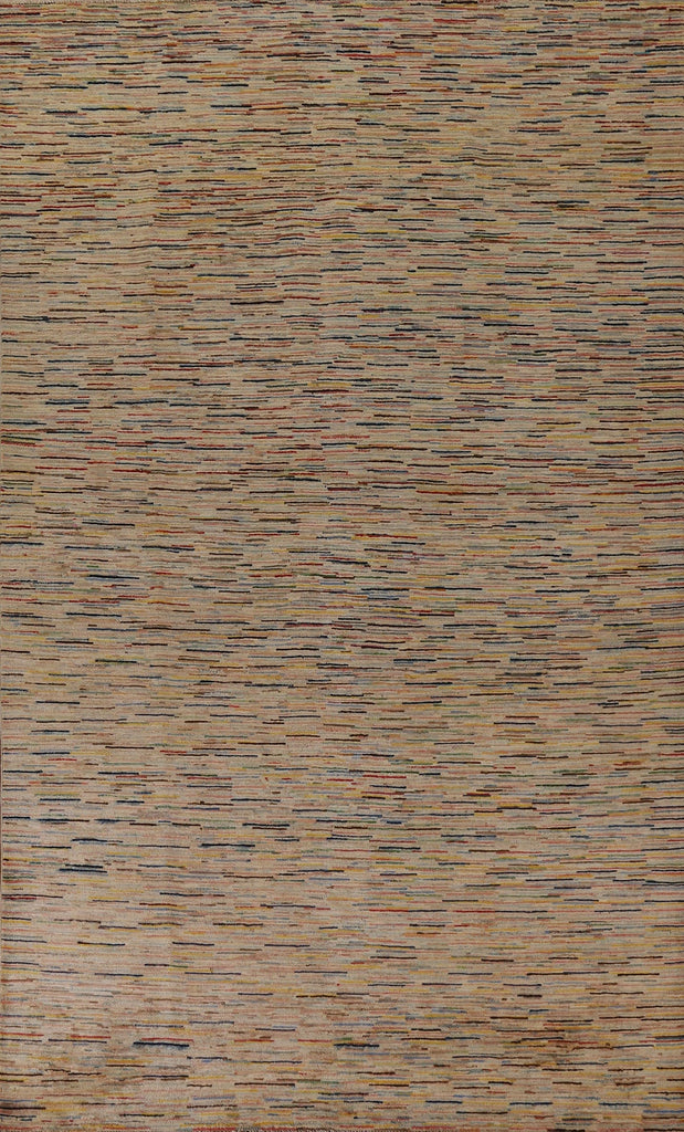 Striped Gabbeh Kashkoli Oriental Area Rug 7x10