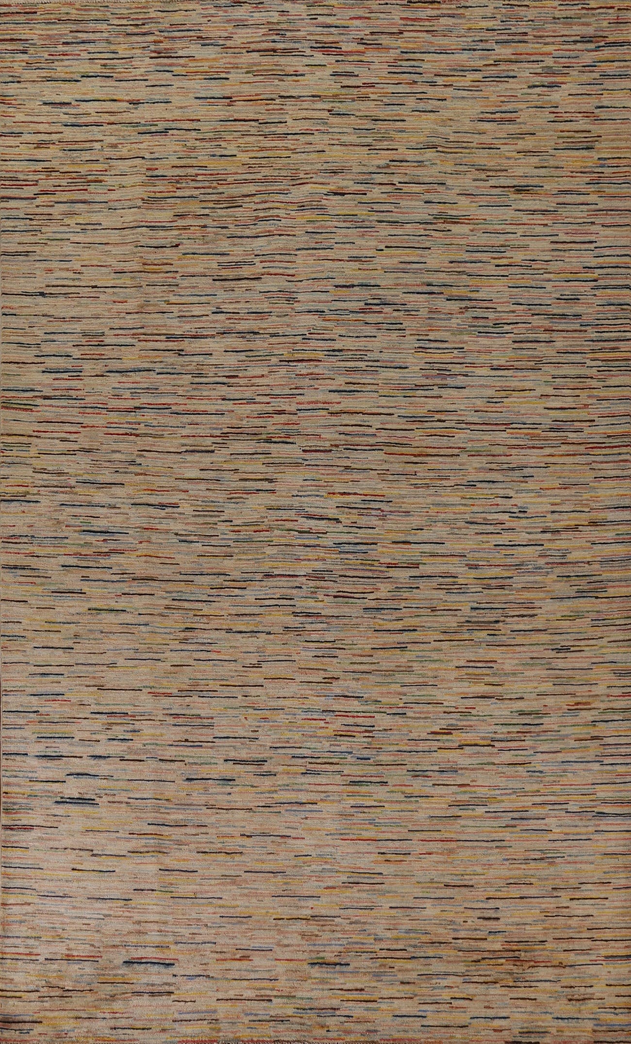 Striped Gabbeh Kashkoli Oriental Area Rug 7x10