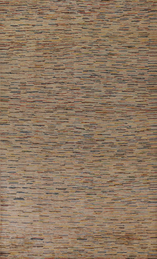 Striped Gabbeh Kashkoli Oriental Area Rug 7x10