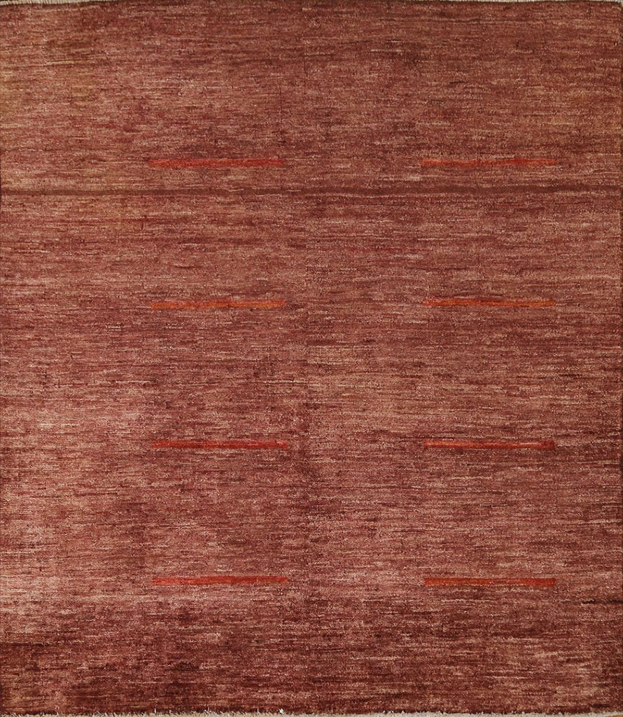 Copper Gabbeh Kashkoli Oriental Rug 4x5