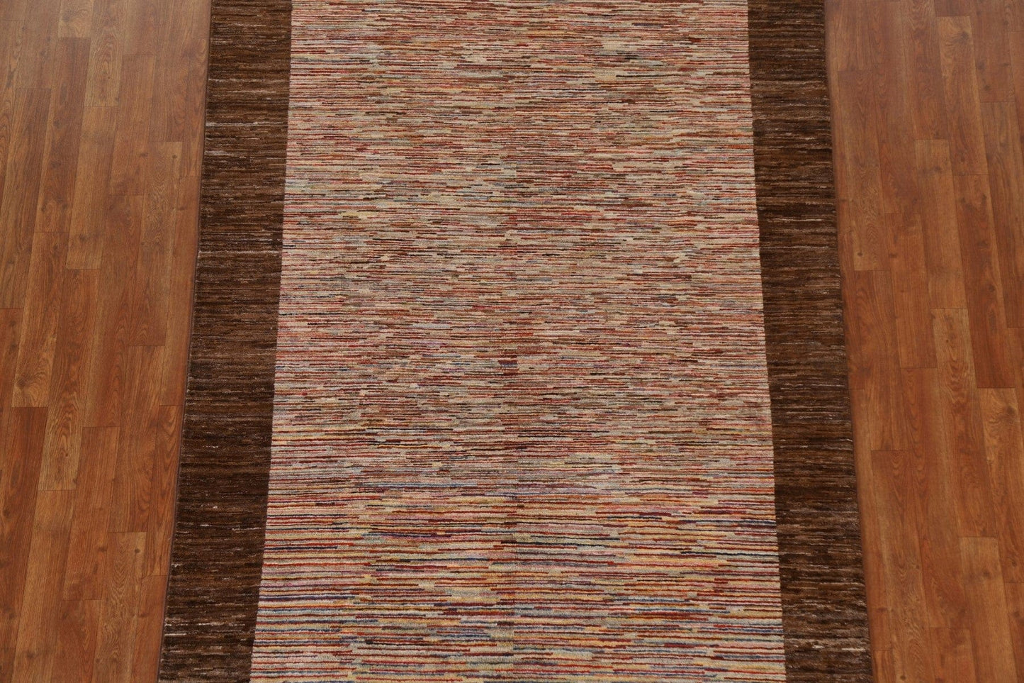 Striped Gabbeh Kashkoli Oriental Area Rug 5x8