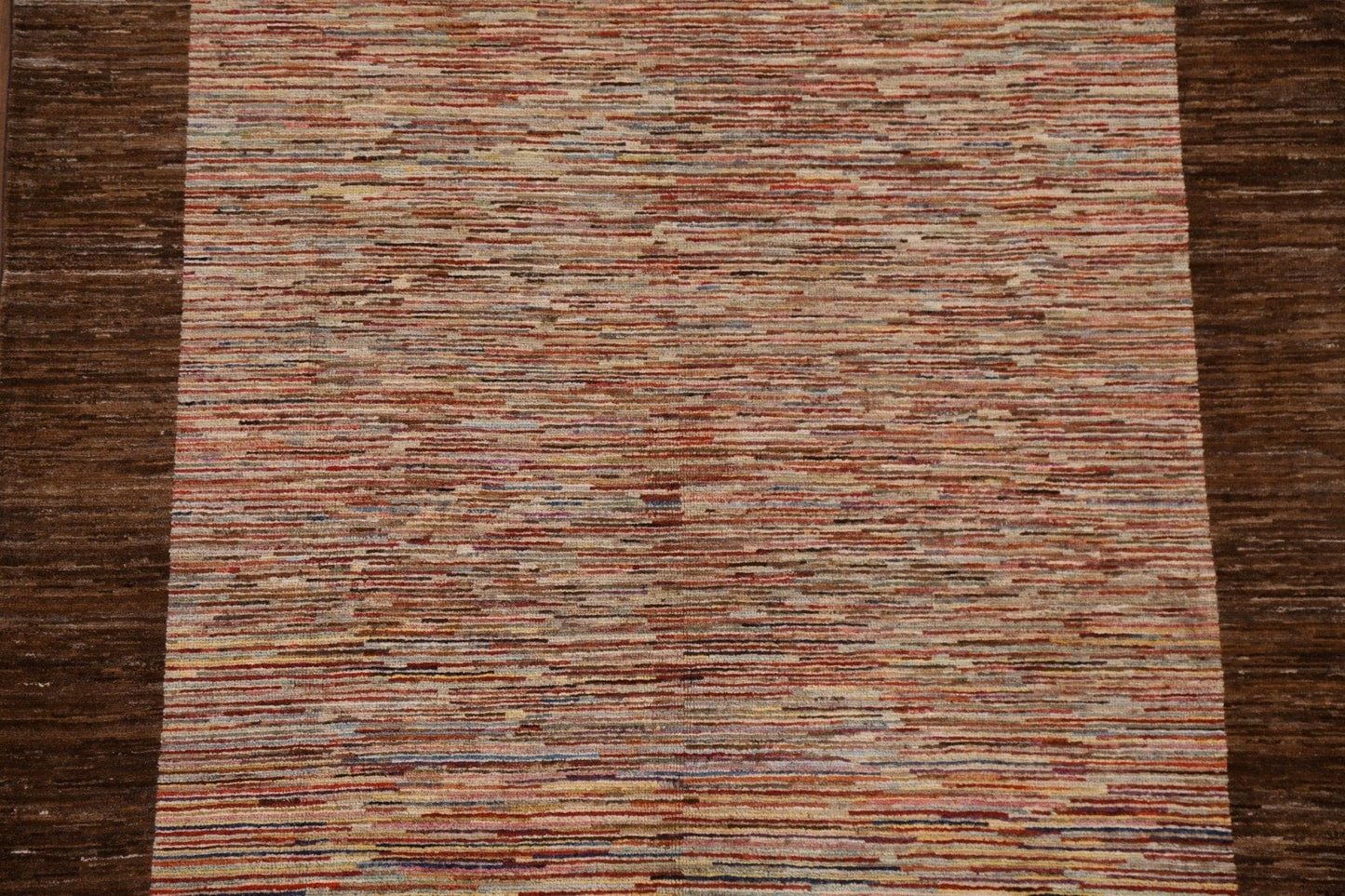 Striped Gabbeh Kashkoli Oriental Area Rug 5x8