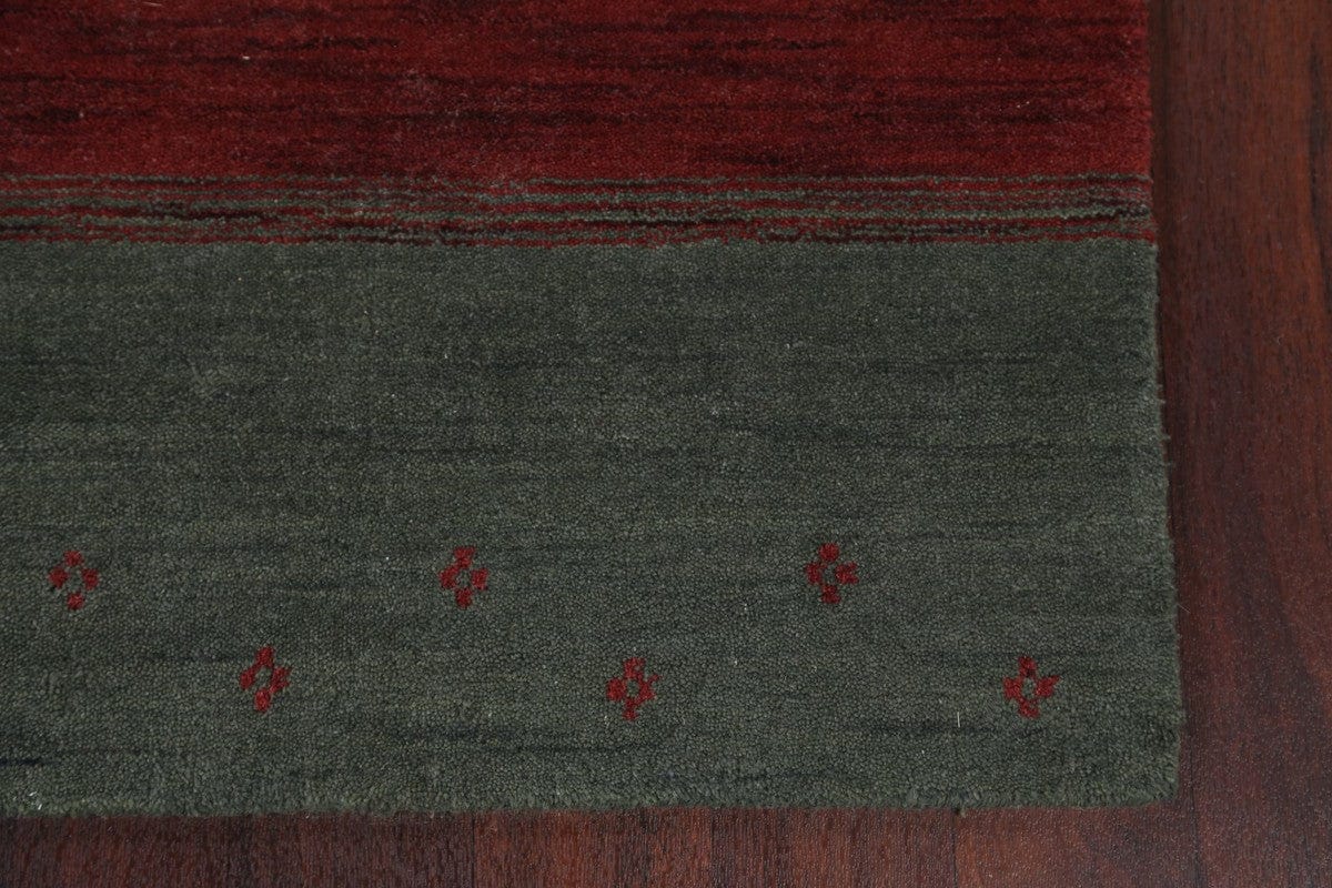 Striped 7x10 Gabbeh Oriental Area Rug