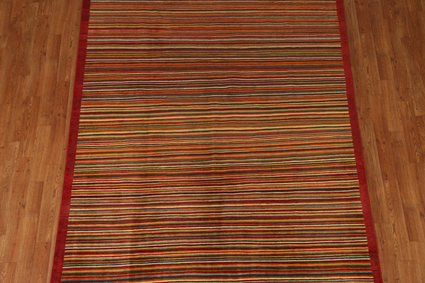 Modern Gabbeh Kashkoli Oriental Area Rug 6x8