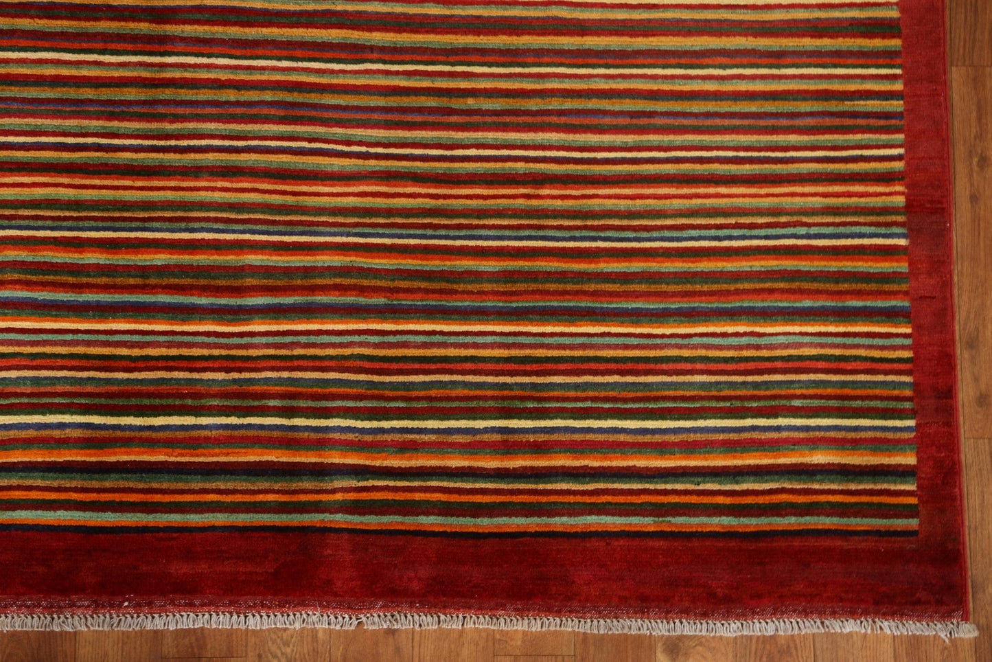 Modern Gabbeh Kashkoli Oriental Area Rug 6x8