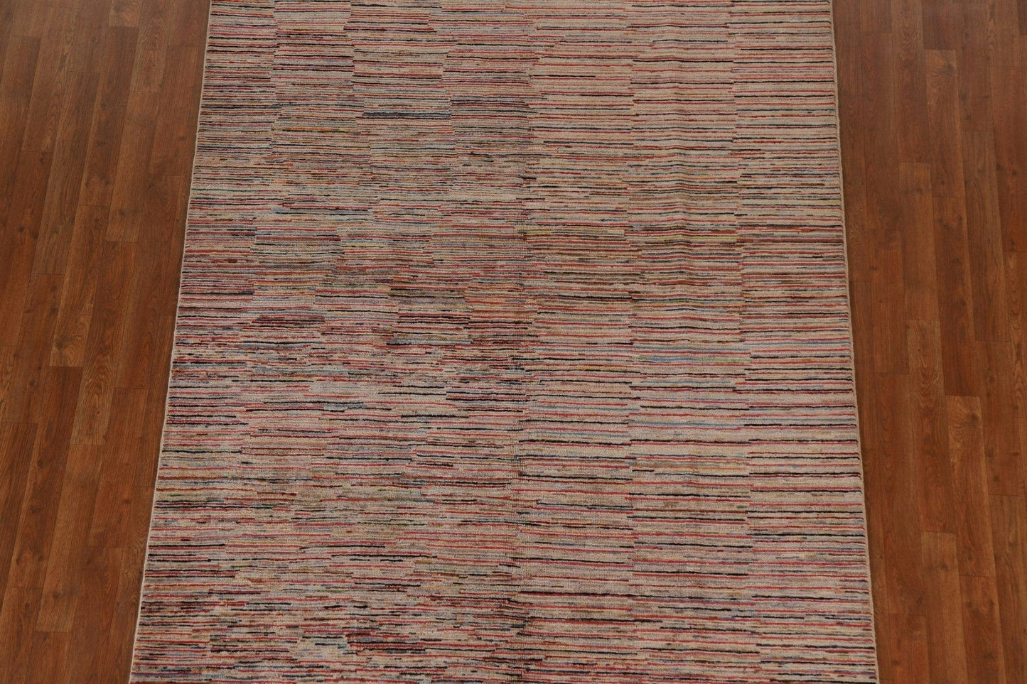 Striped Gabbeh Kashkoli Oriental Area Rug 6x8