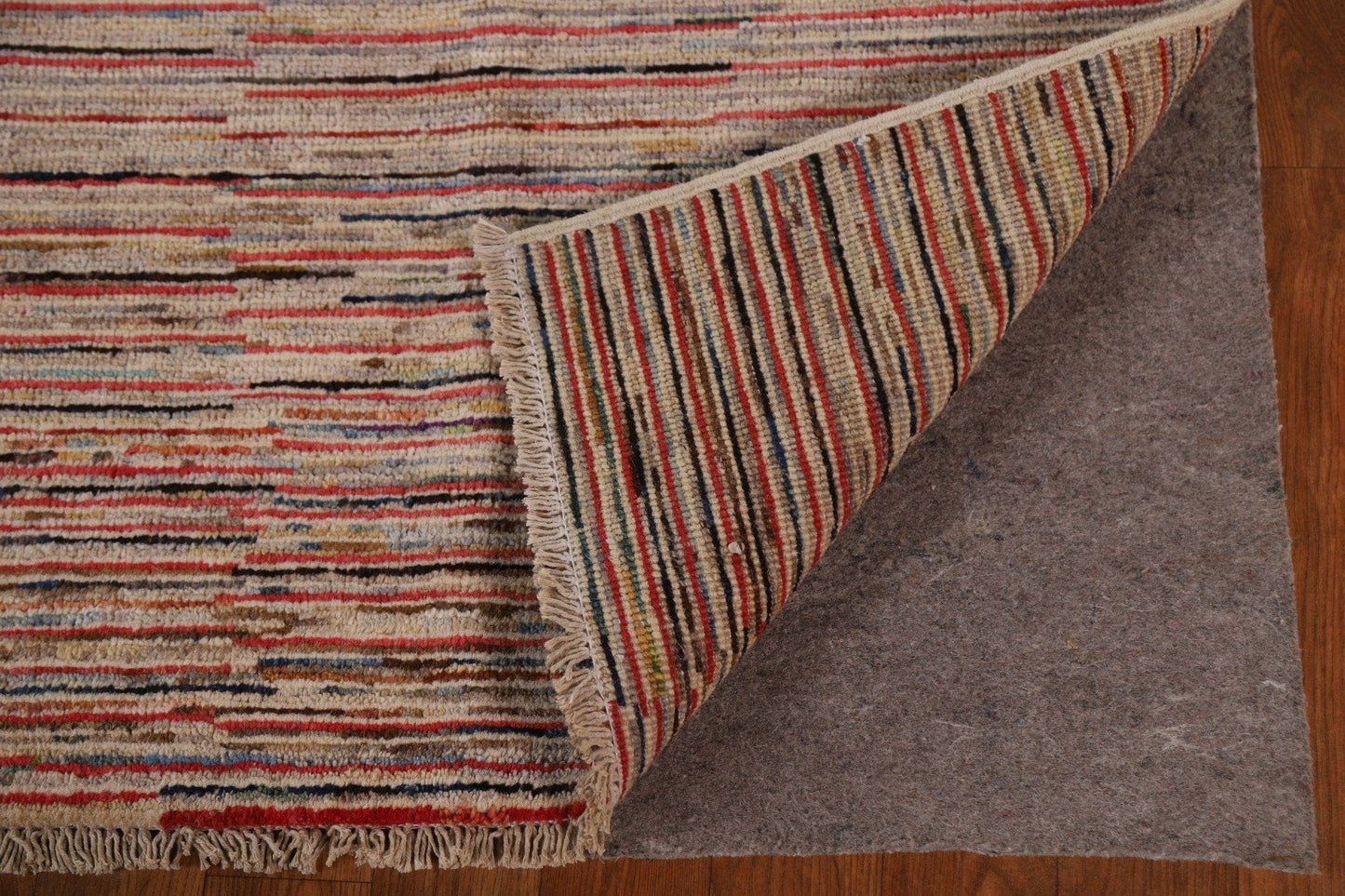 Striped Gabbeh Kashkoli Oriental Area Rug 6x8