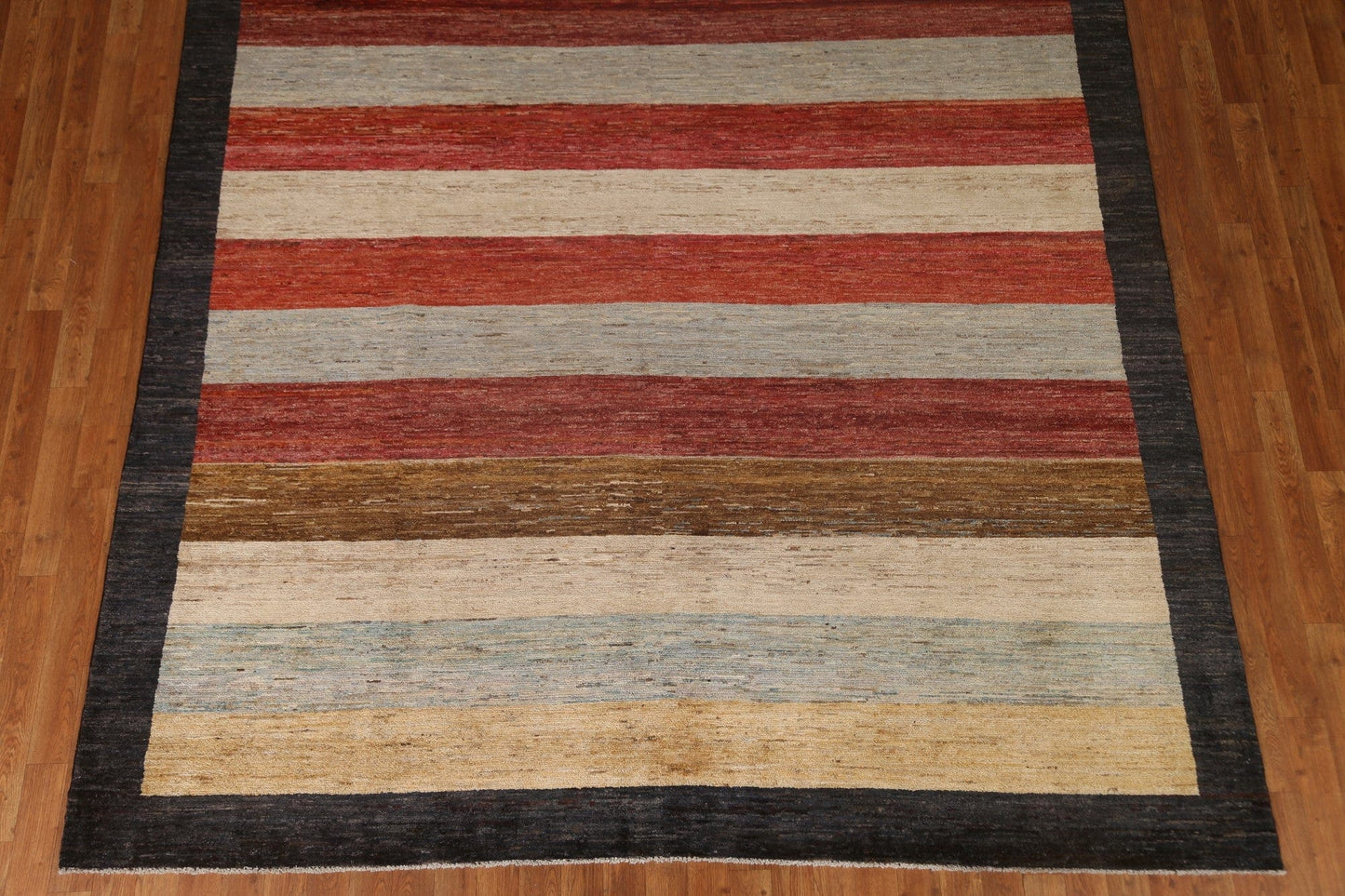 Modern Gabbeh Kashkoli Wool Area Rug 8x10