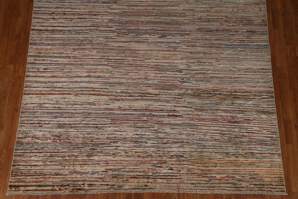 Striped Gabbeh Kashkoli Oriental Area Rug 7x10