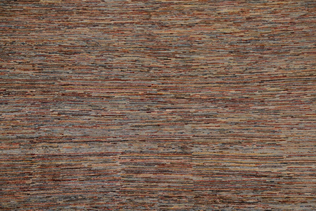 Striped Gabbeh Kashkoli Oriental Area Rug 8x12