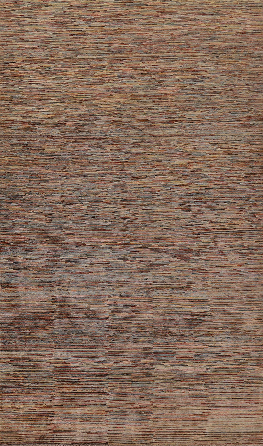 Striped Gabbeh Kashkoli Oriental Area Rug 8x12