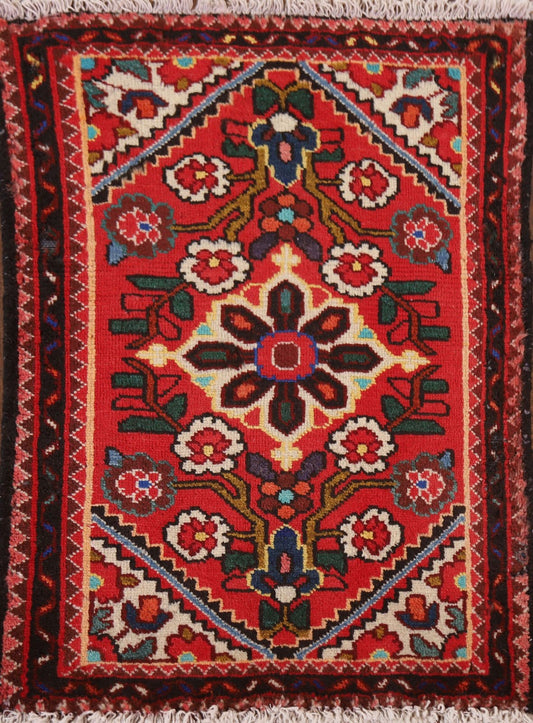 Floral Red Lilian Persian Wool Rug 2x3