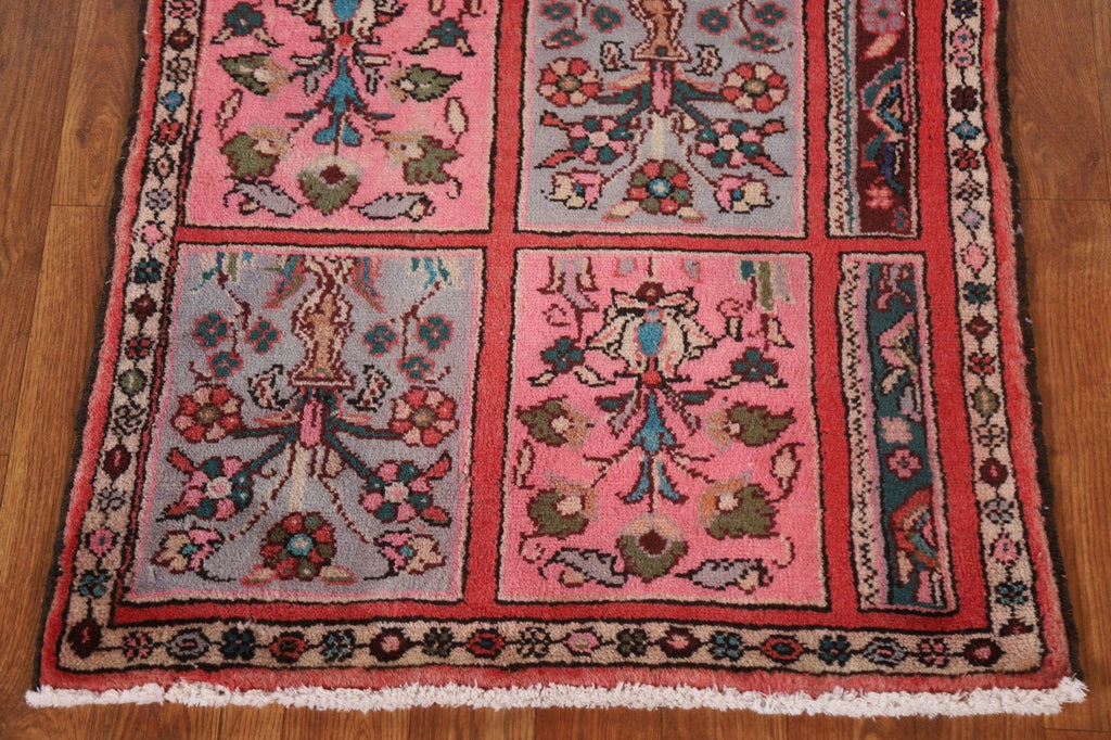 Pink Floral Bakhtiari Persian Area Rug 2x3