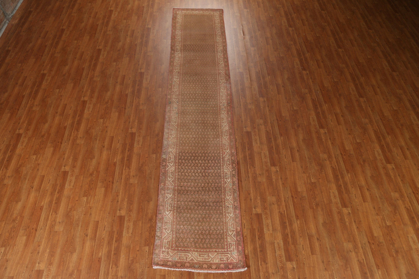 Boteh Botemir Persian Runner Rug 3x13