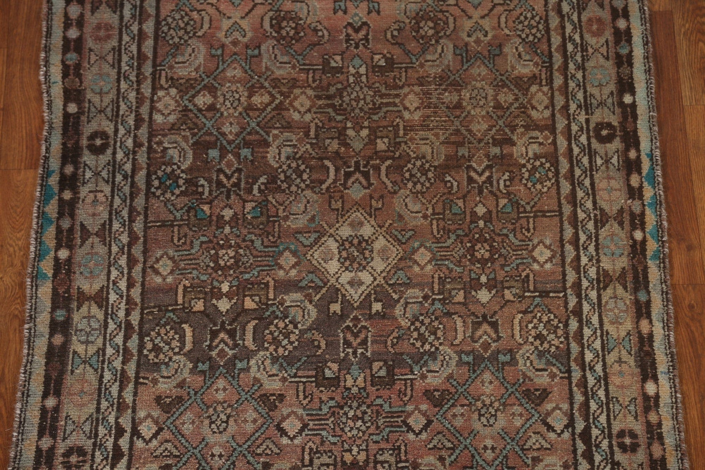 Vintage Wool Malayer Persian Runner Rug 3x9