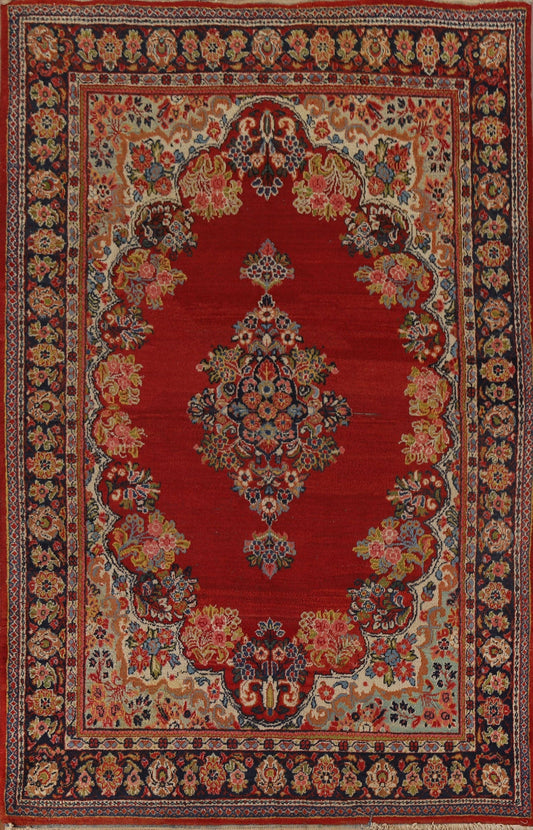 Vegetable Dye Wool Mahal Persian Area Rug 6x9