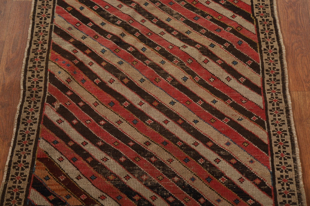 Pre-1900 Antique Vegetable Dye Kazak Oriental Rug 2x4