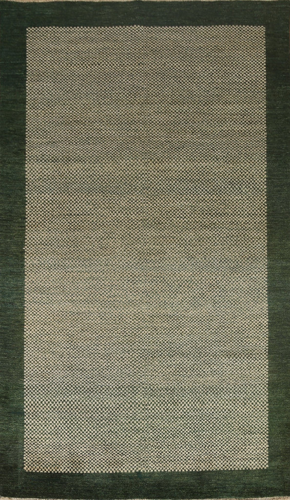 Checkered Gabbeh Kashkoli Oriental Area Rug 6x9