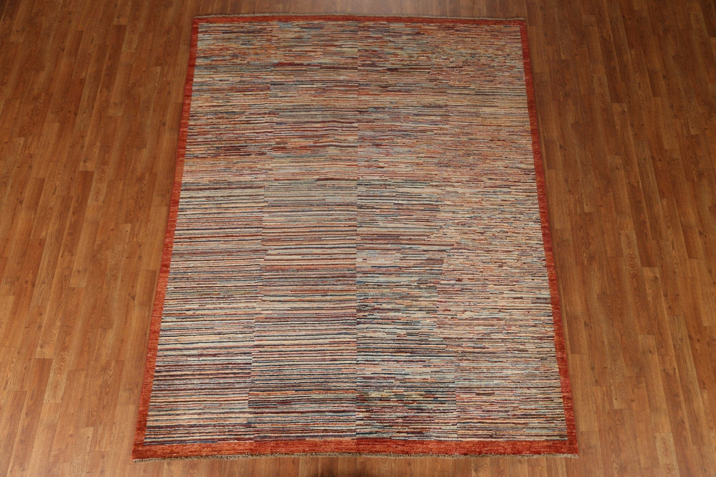 Striped Gabbeh Kashkoli Oriental Area Rug 6x8