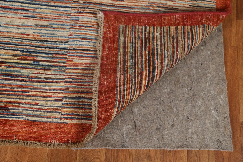 Striped Gabbeh Kashkoli Oriental Area Rug 6x8